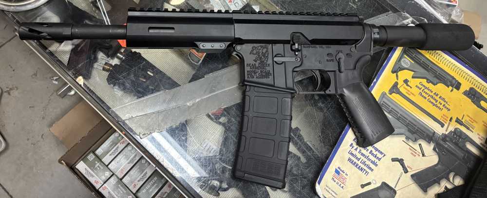 AR15 BCA 300 Blackout pistol 8.5" HBAR 30rnd Magpul New(no card fees added)-img-3