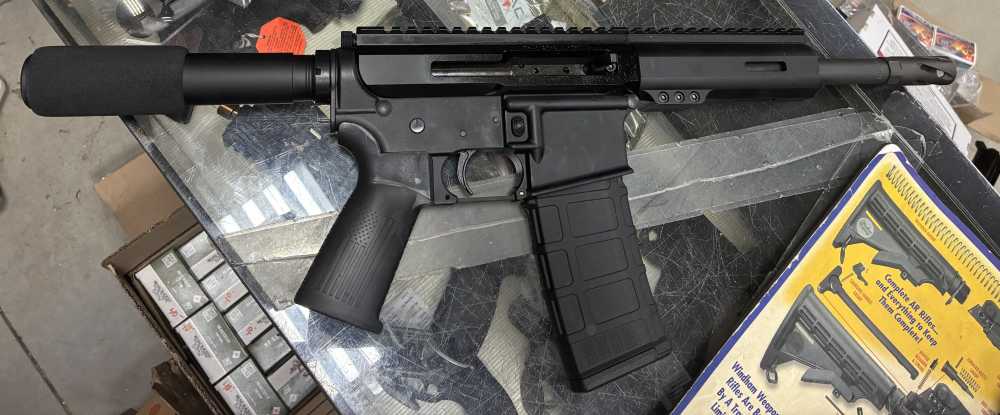 AR15 BCA 300 Blackout pistol 8.5" HBAR 30rnd Magpul New(no card fees added)-img-0