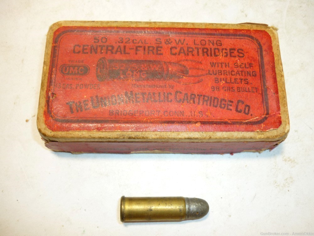 5rd - .32 S&W Long - SELF LUBRICATING BULLET - 1897 - SCARCE-img-23
