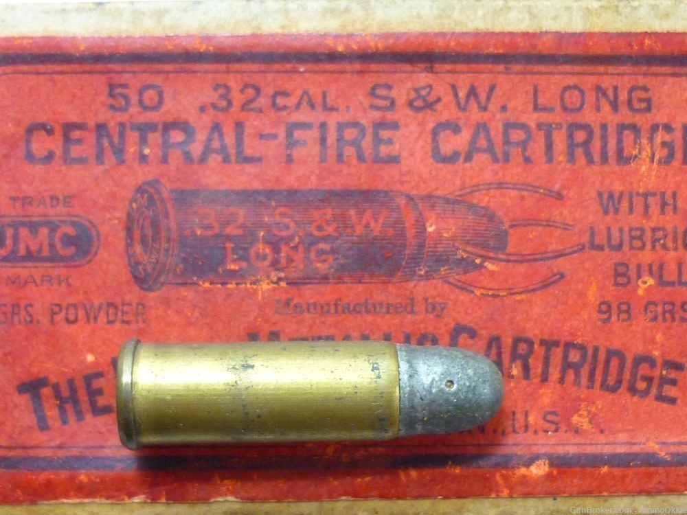 5rd - .32 S&W Long - SELF LUBRICATING BULLET - 1897 - SCARCE-img-1