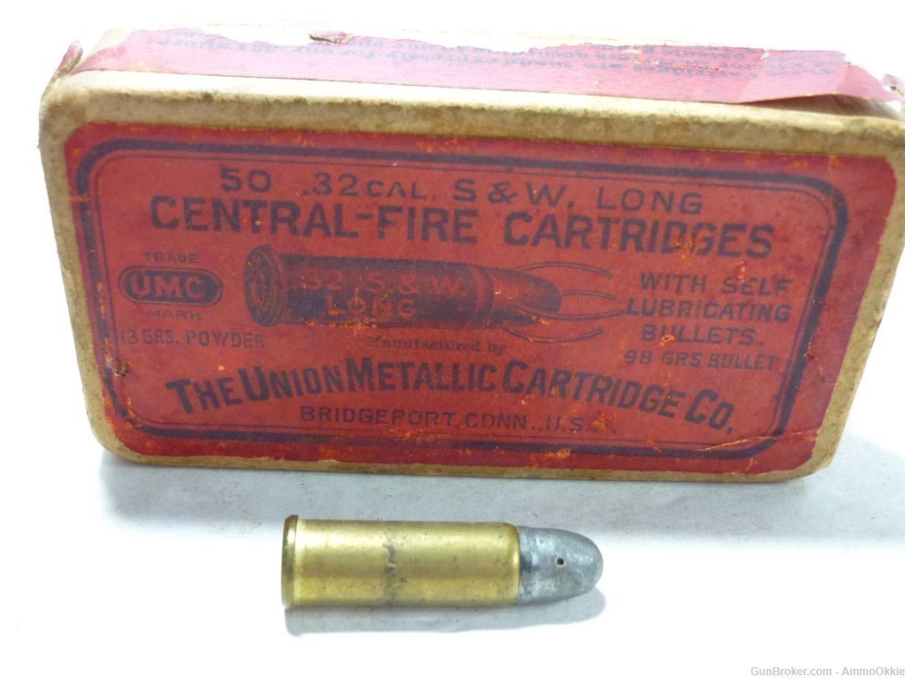 5rd - .32 S&W Long - SELF LUBRICATING BULLET - 1897 - SCARCE-img-21