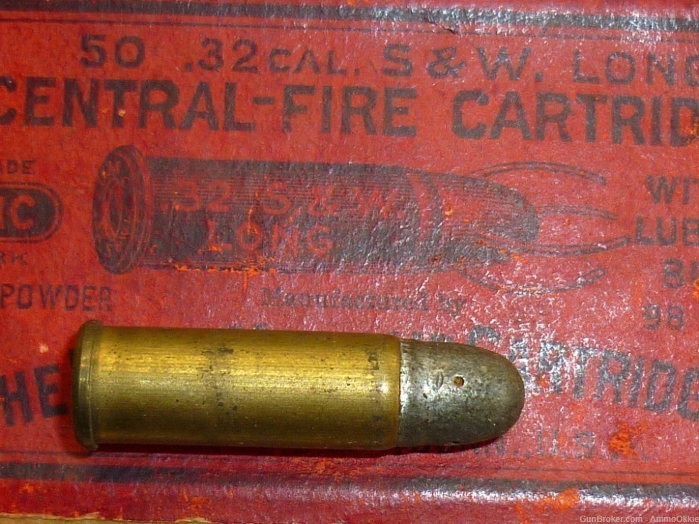 5rd - .32 S&W Long - SELF LUBRICATING BULLET - 1897 - SCARCE-img-24