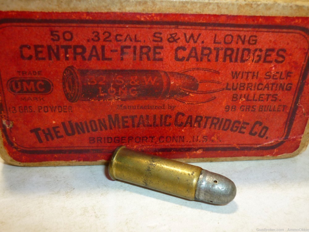 5rd - .32 S&W Long - SELF LUBRICATING BULLET - 1897 - SCARCE-img-22
