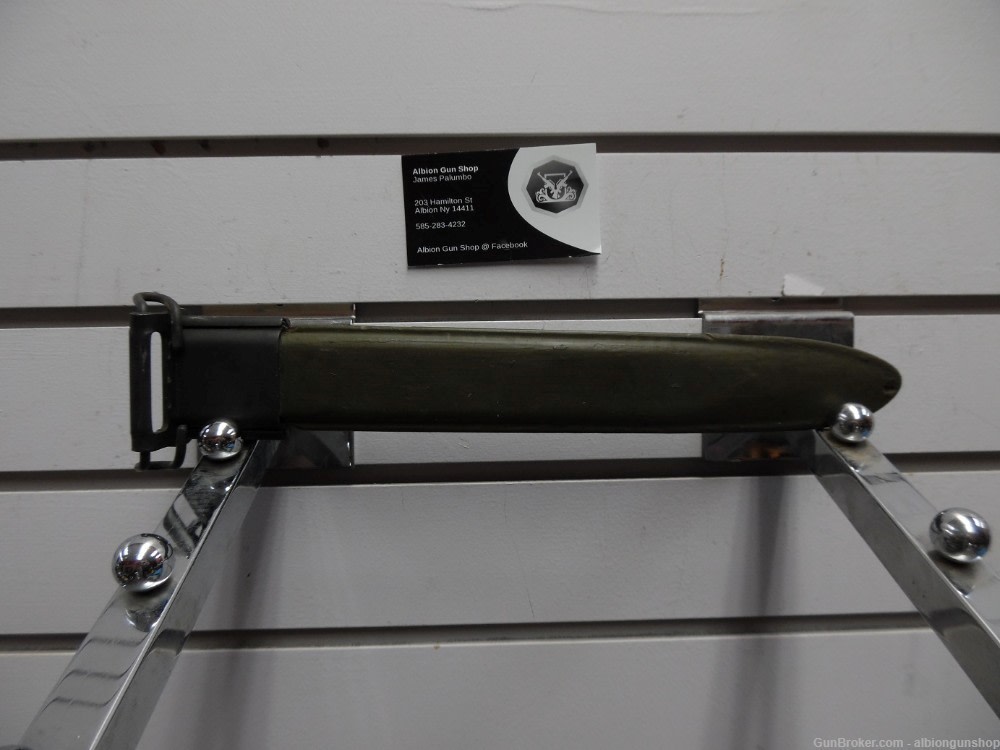 WWII usgi afh 1903 or 03A3 or garand bayonet & scabbard-img-7