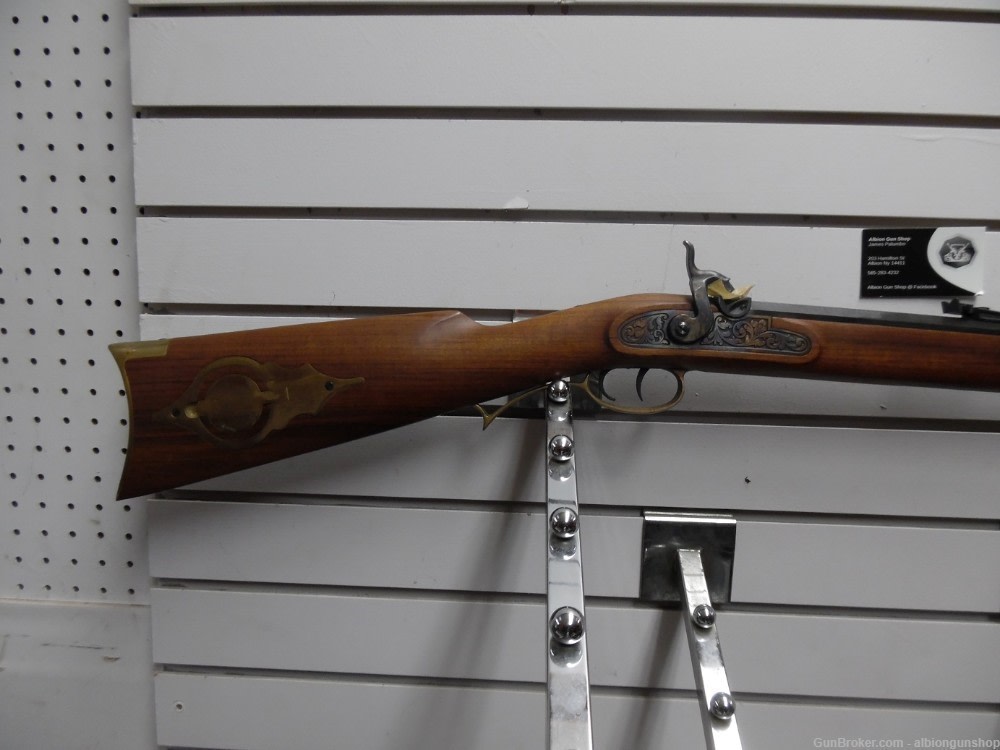 investarms hawkens black powder rifle .50 cal made in italy-img-3