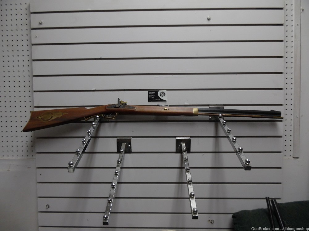 investarms hawkens black powder rifle .50 cal made in italy-img-1