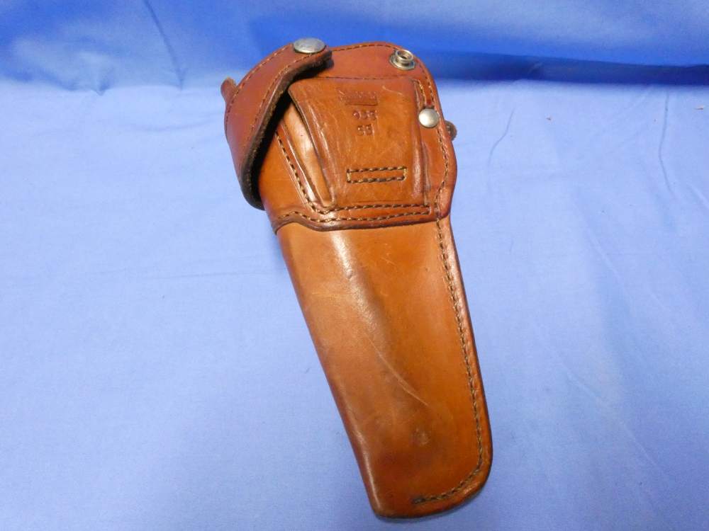 STRONG LEATHER HOLSTER FOR LARGE FRAME 4" DA REVOLVER S&W COLT 935 55-img-1