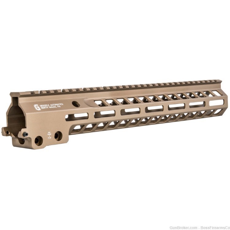 Geissele Automatics MK14 SMR 13.5" M-LOK Handguard Desert Dirt 05-573S-img-0
