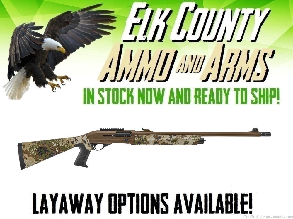 Franchi Affinity 3 Turkey Elite 12 GA Semi-Auto 24" Bronze Subalpine 41340-img-0