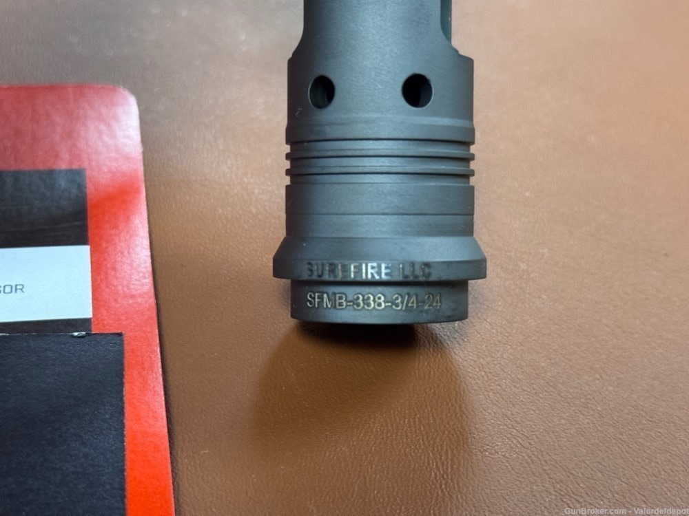 SureFire Muzzle Brake SFMB-338-3/4-24 Caliber 338-img-5