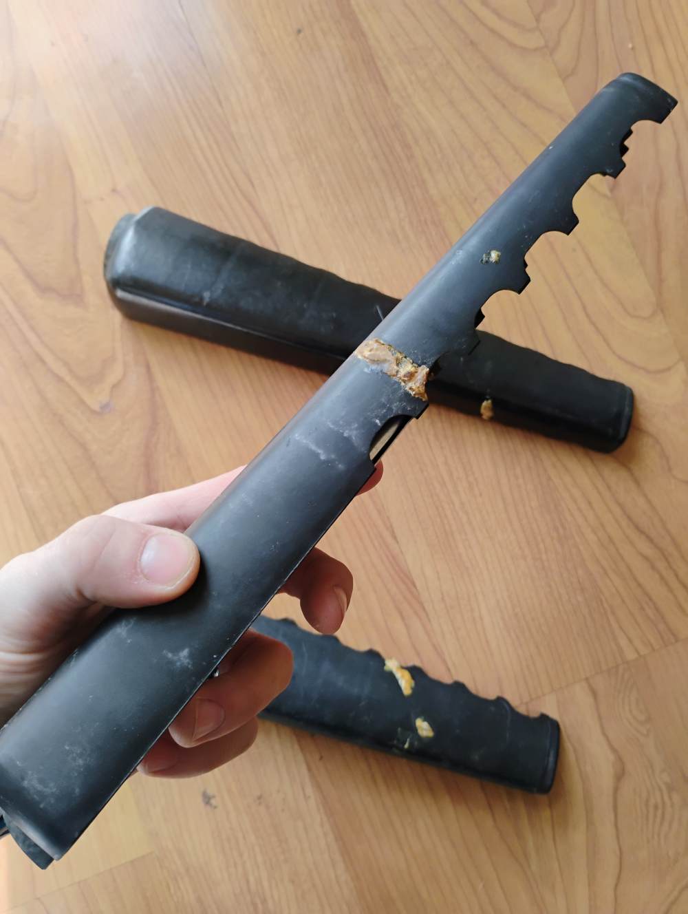 M16 A1 Style Rifle Triangular Handguard - Right Side Only - Needs Cleaned-img-4