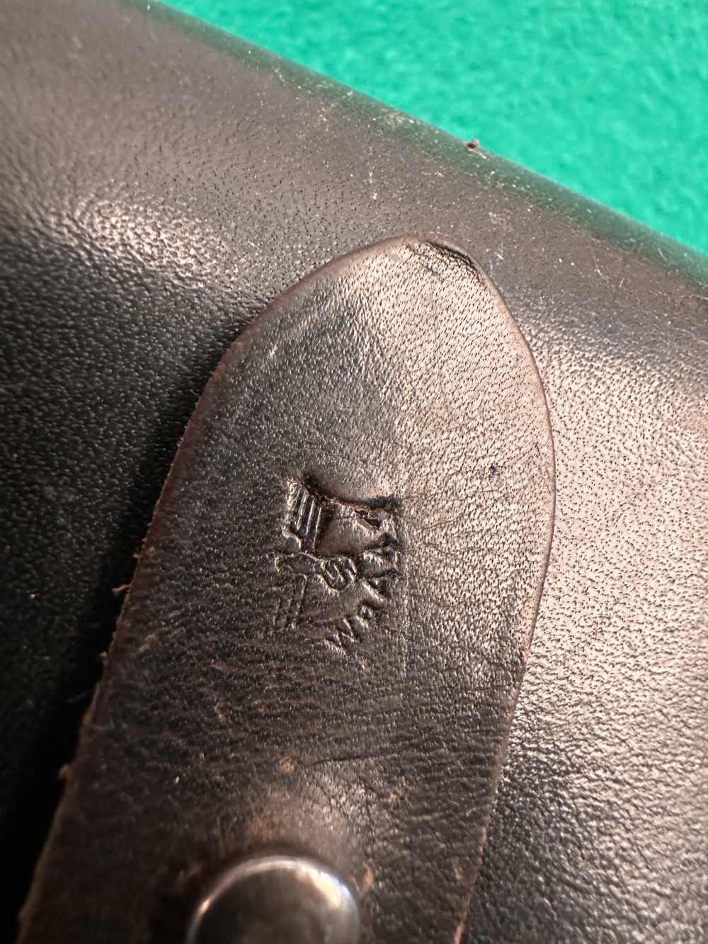 Mauser HSc Holster "jhg44" & "Eagle/WaA41" Marked Original No Gun Included-img-3
