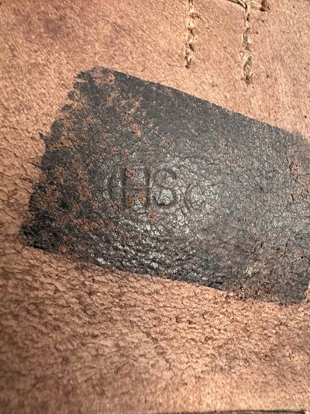 Mauser HSc Holster French Military Post WWII. "HSC" Marked No Gun Included-img-3