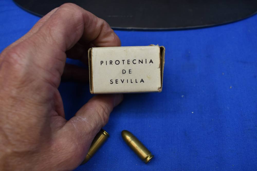 PIROTECNIA SEVILLA SPANISH 9MM LARGO (25 ROUNDS) MNFD 1963 *FREE SHIPPING*-img-2