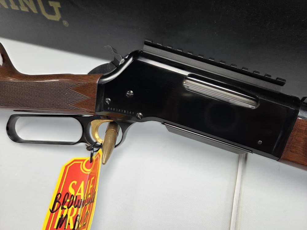 Browning BLR Lightweight 81 6.5 Creedmoor 4+1 20" Gloss Black Walnut -img-2