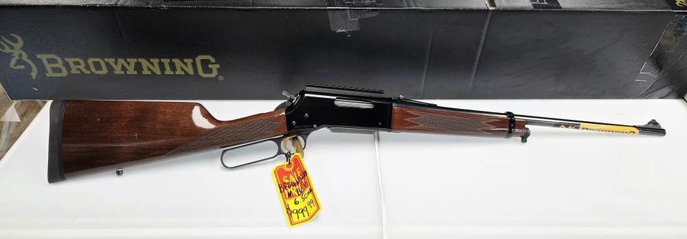 Browning BLR Lightweight 81 6.5 Creedmoor 4+1 20" Gloss Black Walnut -img-0