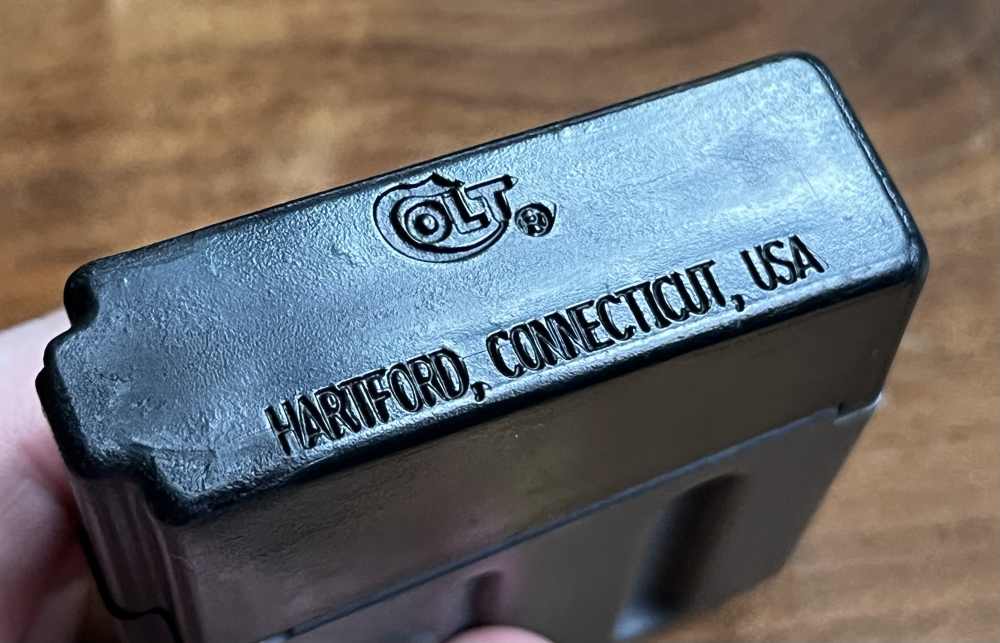 FACTORY COLT OEM 10-ROUND AR15 MAGAZINE-HARTFORD, CONN. USA-EUC-img-0