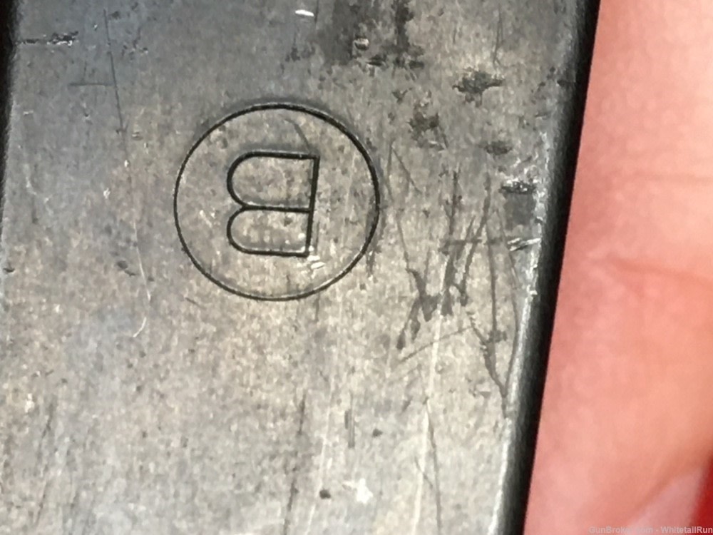 VINTAGE M1 CARBINE "B" IN CIRCLE BRIDGEPORT WWII ERA USGI 15-RD MAGAZINE-img-0