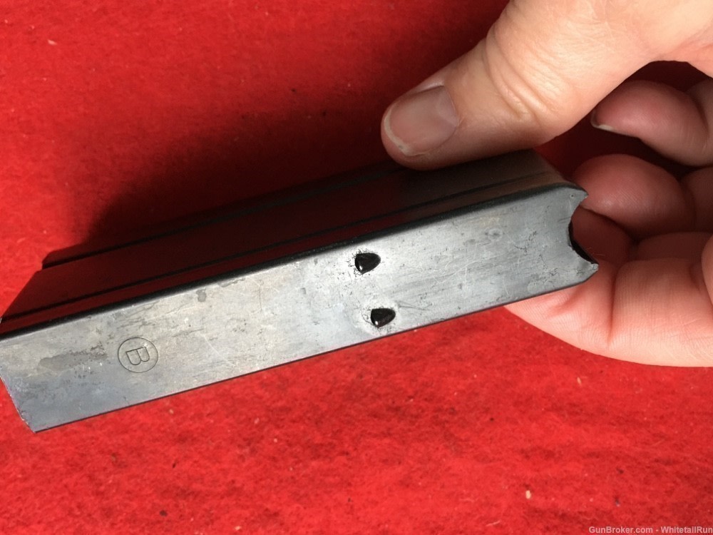VINTAGE M1 CARBINE "B" IN CIRCLE BRIDGEPORT WWII ERA USGI 15-RD MAGAZINE-img-2