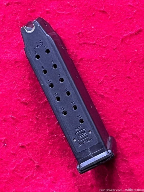 GENUINE GLOCK PRE-BAN MODEL 21, "U"BACK 45 ACP 13-ROUND 1ST GEN MAGAZINE-img-3