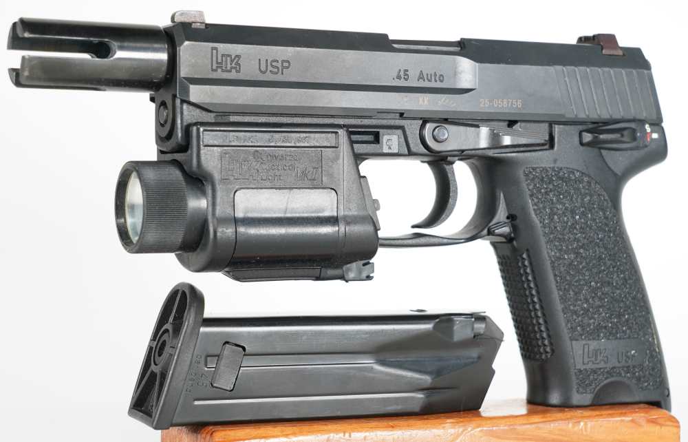 Heckler and Koch H&K HK USP Fullsize 45 acp with Vortex Flash Hider and UTL-img-8