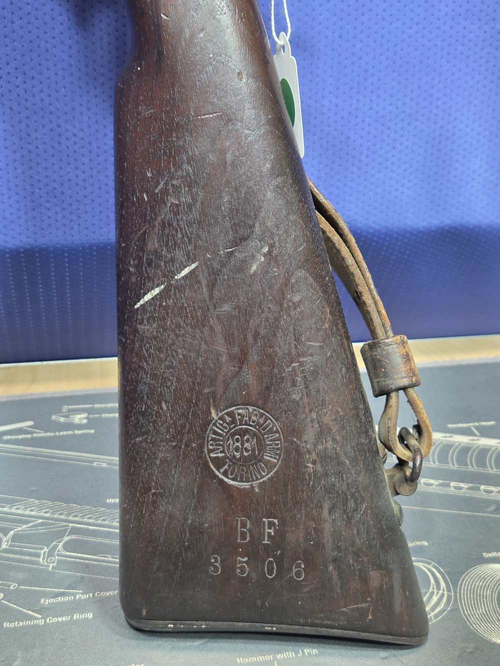 Italian Vetterli M1870/87 Antique Bolt Action 10.4x47mmR-img-1