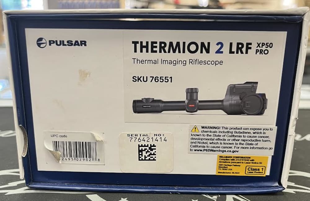 LIKE NEW PULSAR THERMION 2 LRF XP50 PRO THERMAL IMAGAING RIFLE SCOPE-img-11