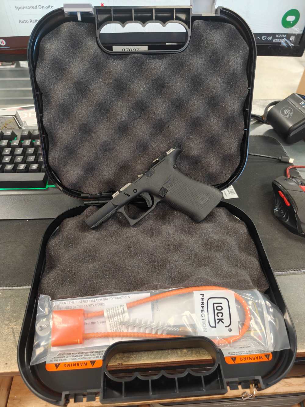 Glock 43x / 48 - Complete OEM Frame w/ rail USA MFG - Factory 9mm G43X G48-img-0