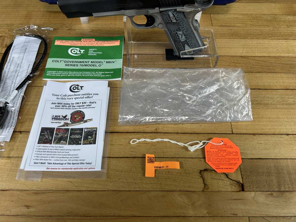 Colt Government Model 1911 Series 70 Competition Series Pistol .45 ACP LNIB-img-1