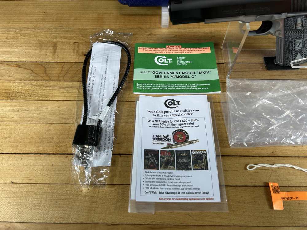 Colt Government Model 1911 Series 70 Competition Series Pistol .45 ACP LNIB-img-2