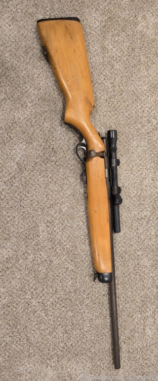 Mossberg & Sons 42B 22 S-L-LR w/ Weaver Scope Bolt Action Rifle-img-1
