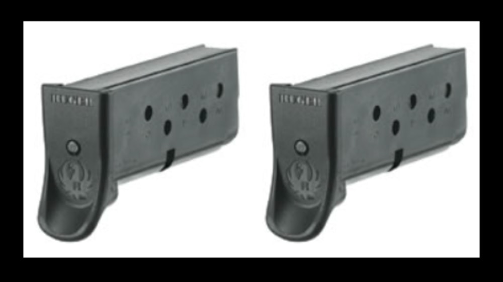 Ruger LCP 380 ACP 6rd w/ext Magazines X2 90333-img-0