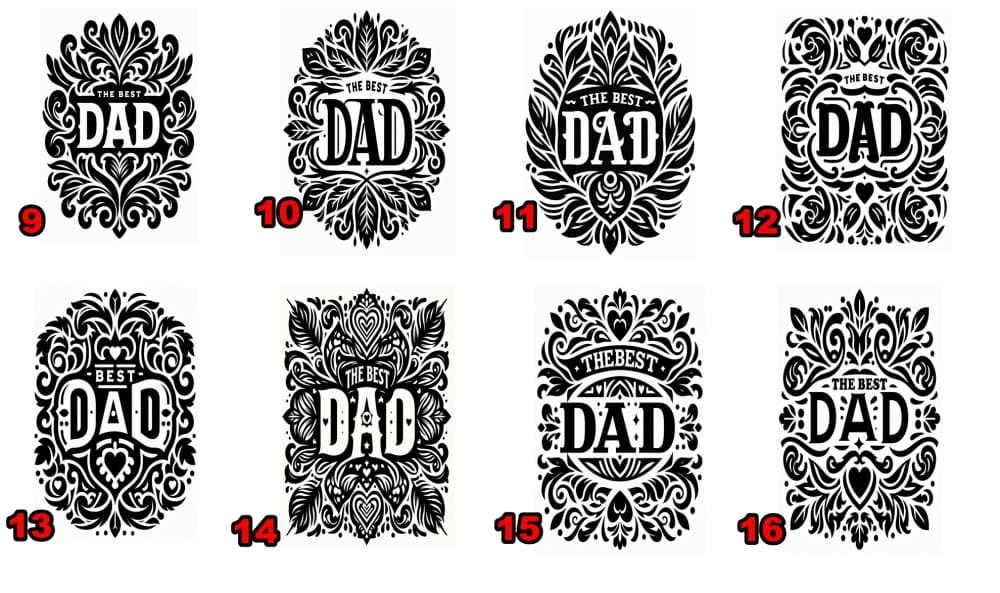 Card Holder Wallet RFID Dad Fathers Day Gift St Steel Case Floral Mono 9-16-img-1