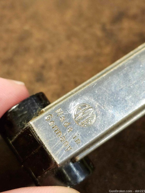 Vintage Luger P. 08 Pistol 9mm Magazine, 8rd, Erma Production (DH186)-img-6