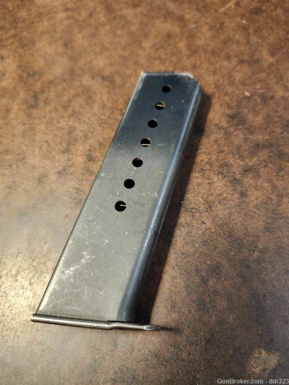 Original Walther P-38 8rd Pistol Magazine, Blued, 3/58 Production (DH188)-img-0