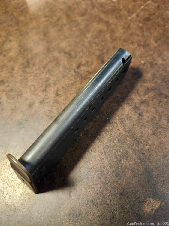 Original Walther P-38 8rd Pistol Magazine, Blued, 3/58 Production (DH188)-img-2