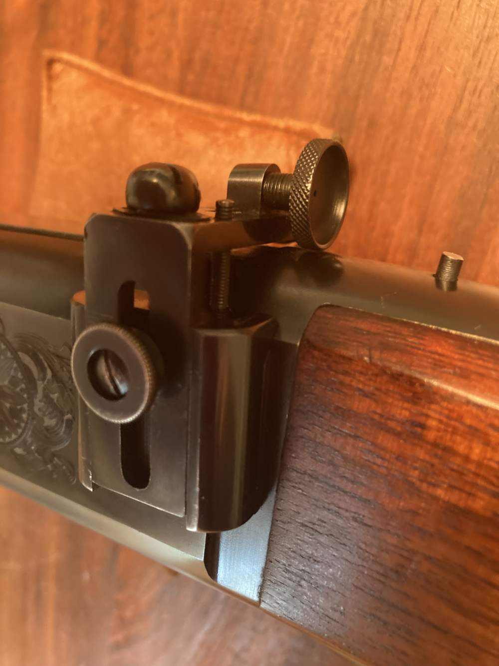 Savage M99K Deluxe .300 SAV Rifle Lyman 57SA Peep 1935 ENGRAVED Matching-img-7