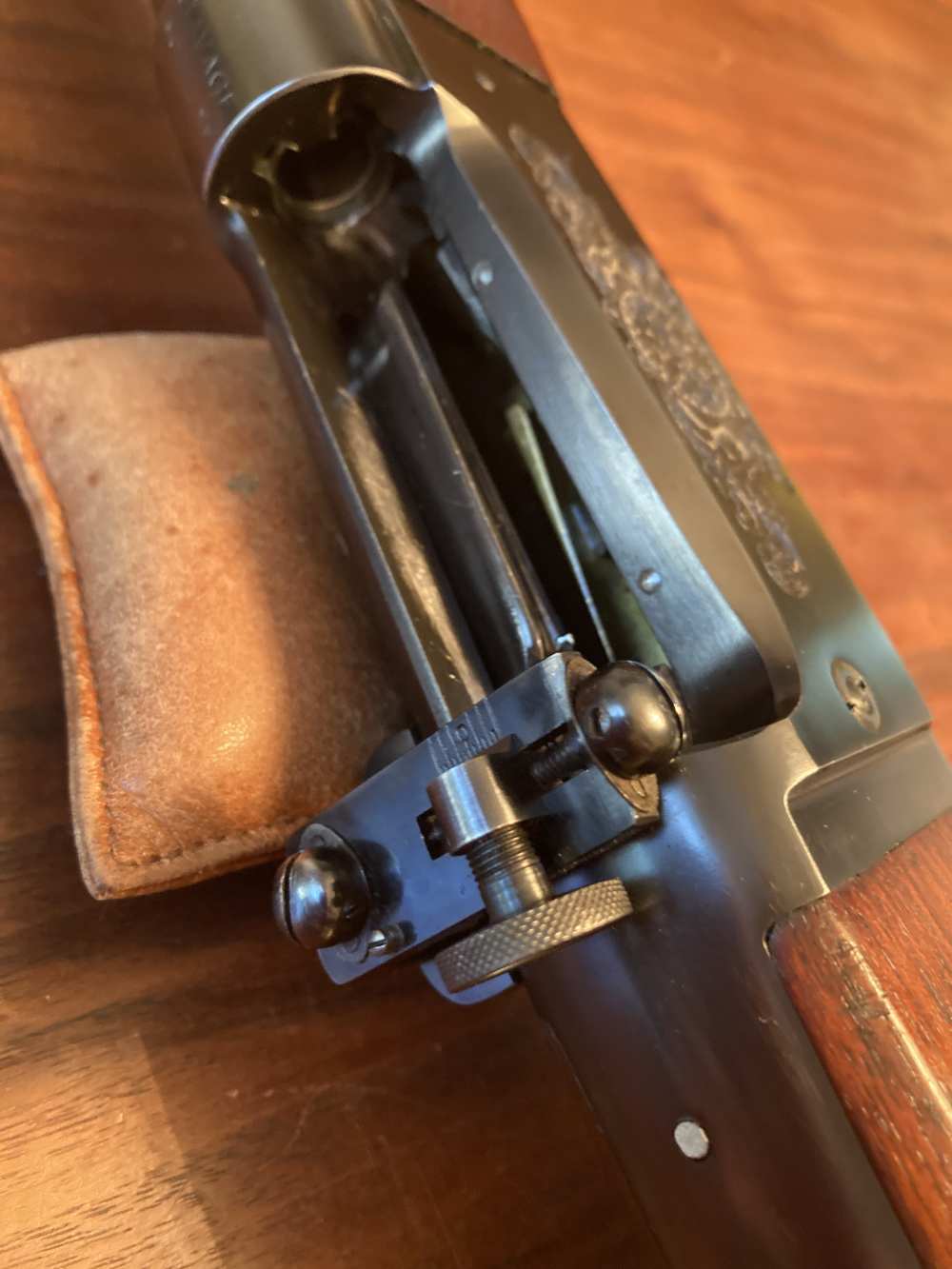 Savage M99K Deluxe .300 SAV Rifle Lyman 57SA Peep 1935 ENGRAVED Matching-img-36