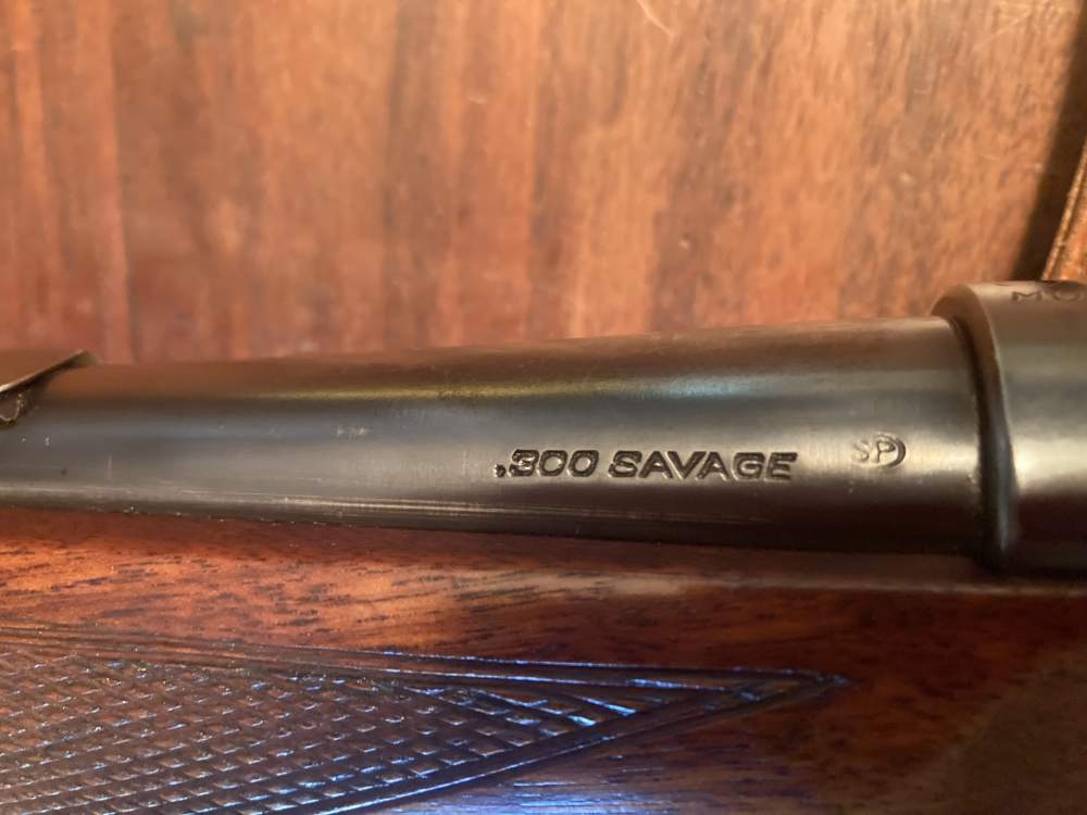 Savage M99K Deluxe .300 SAV Rifle Lyman 57SA Peep 1935 ENGRAVED Matching-img-6