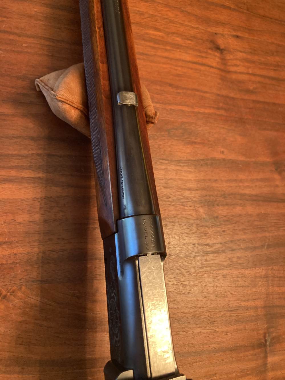 Savage M99K Deluxe .300 SAV Rifle Lyman 57SA Peep 1935 ENGRAVED Matching-img-23