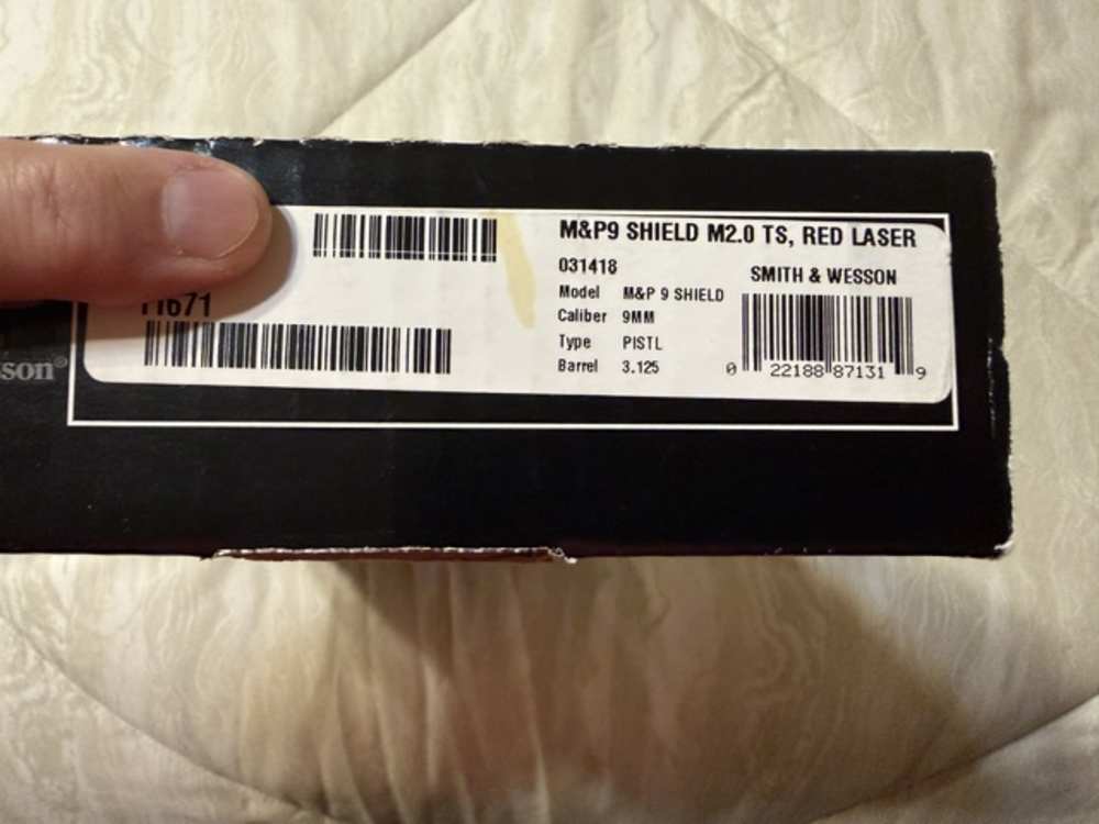 S&W 9 Shield M2.0 TS Red Laser 3.125" Barrel 9mm NIB-img-4