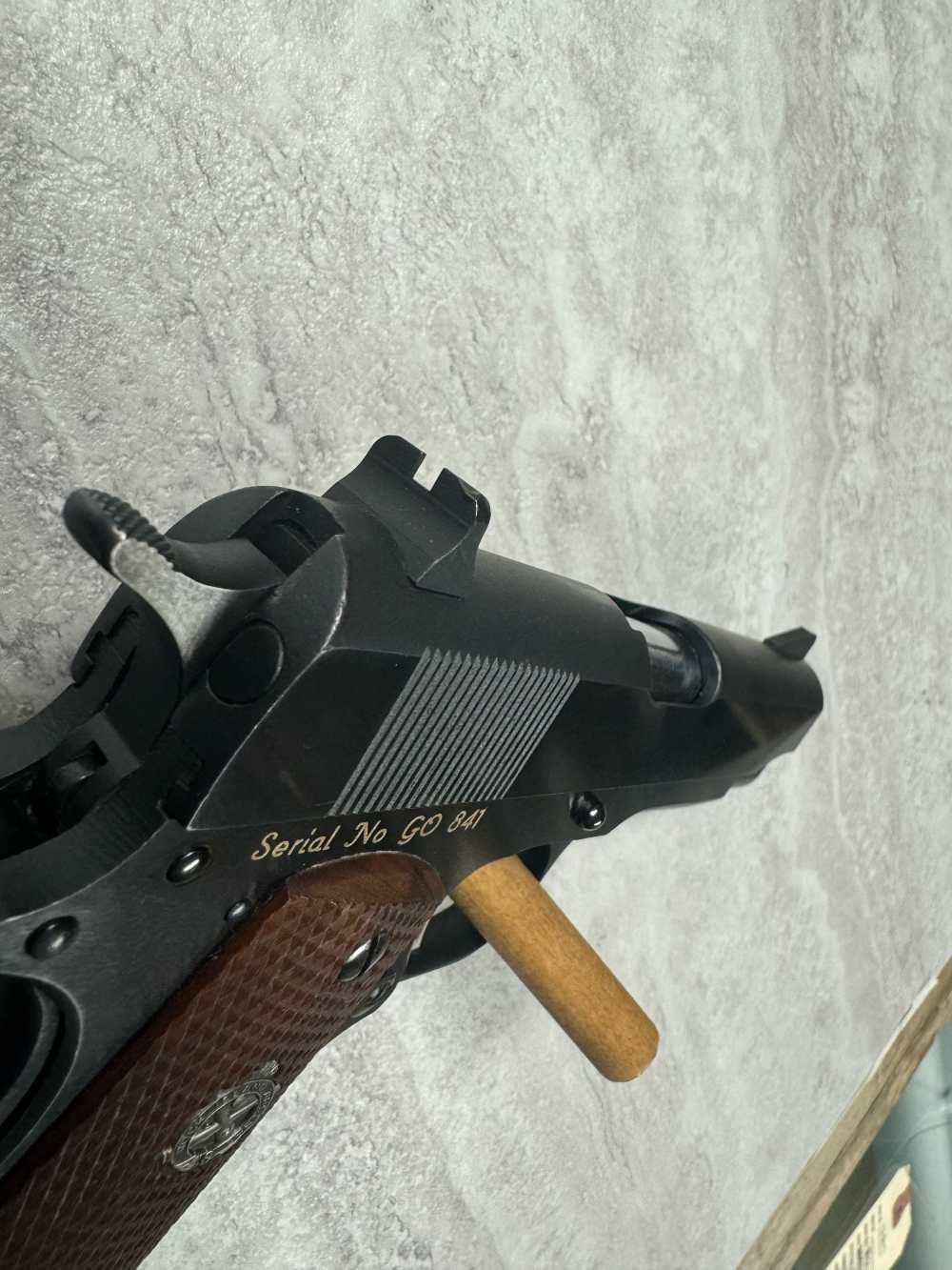 M15 GENERAL OFFICER'S PISTOL BELONGING TO BRIG. GEN. SIDNEY DAVIS-img-2
