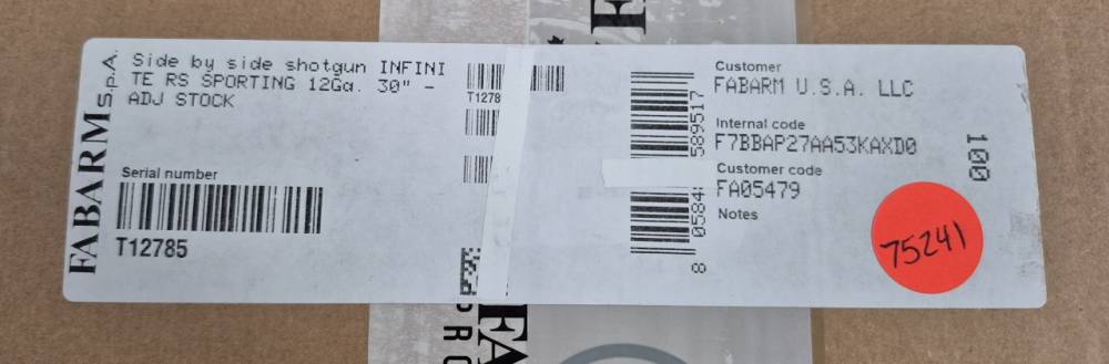 NIB FABARM INFINITE RS SPORTING ADJ 12GA 30" CASE-img-18