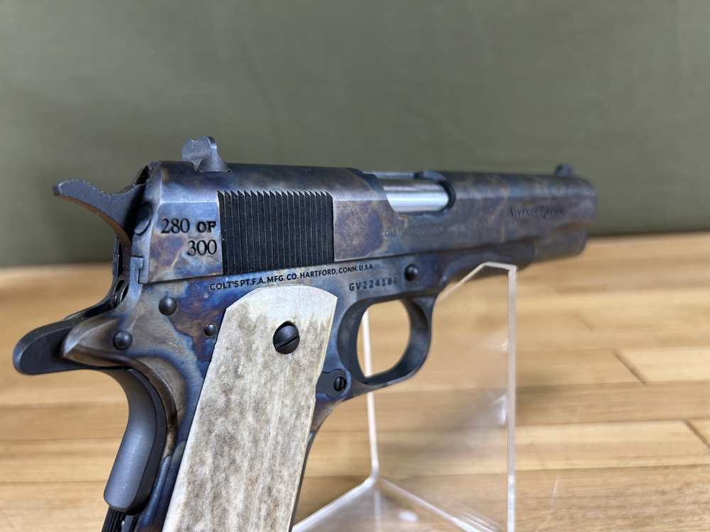 Colt 1911 Vintage Limited Edition Pistol .45 ACP #280 of 300 Case Hardened -img-23