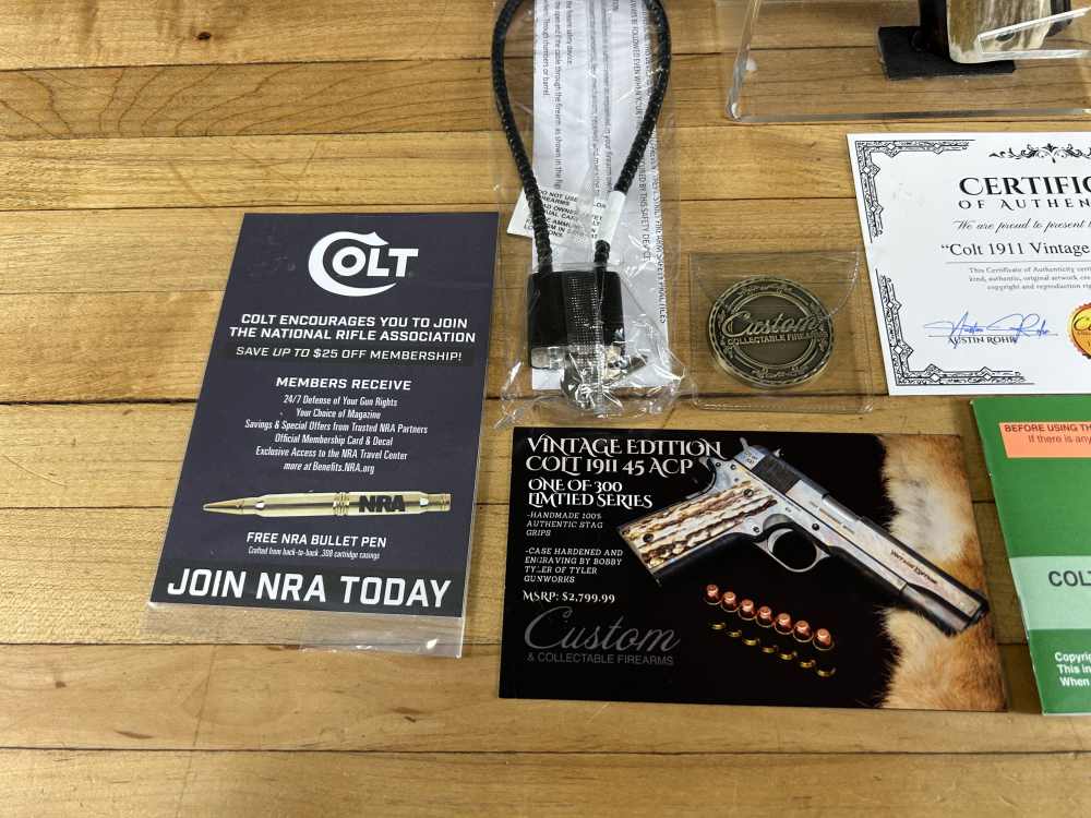 Colt 1911 Vintage Limited Edition Pistol .45 ACP #280 of 300 Case Hardened -img-2