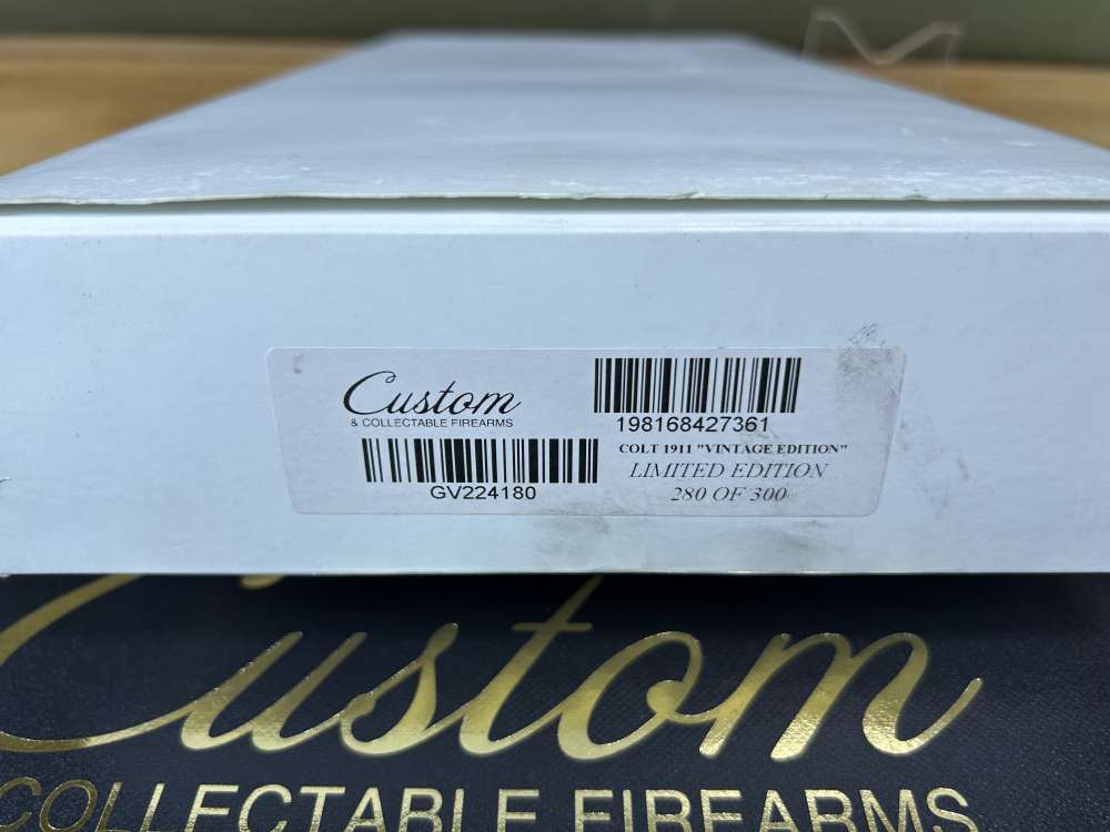 Colt 1911 Vintage Limited Edition Pistol .45 ACP #280 of 300 Case Hardened -img-28