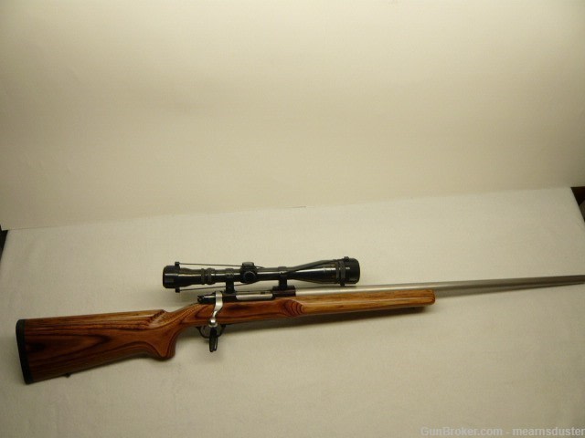 Ruger 77 MKII .223  Medium 26" Heavy SS Brown Laminate Stock-img-6
