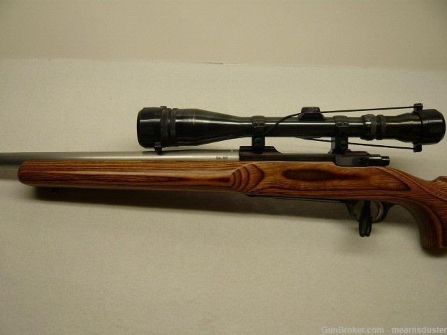 Ruger 77 MKII .223  Medium 26" Heavy SS Brown Laminate Stock-img-7