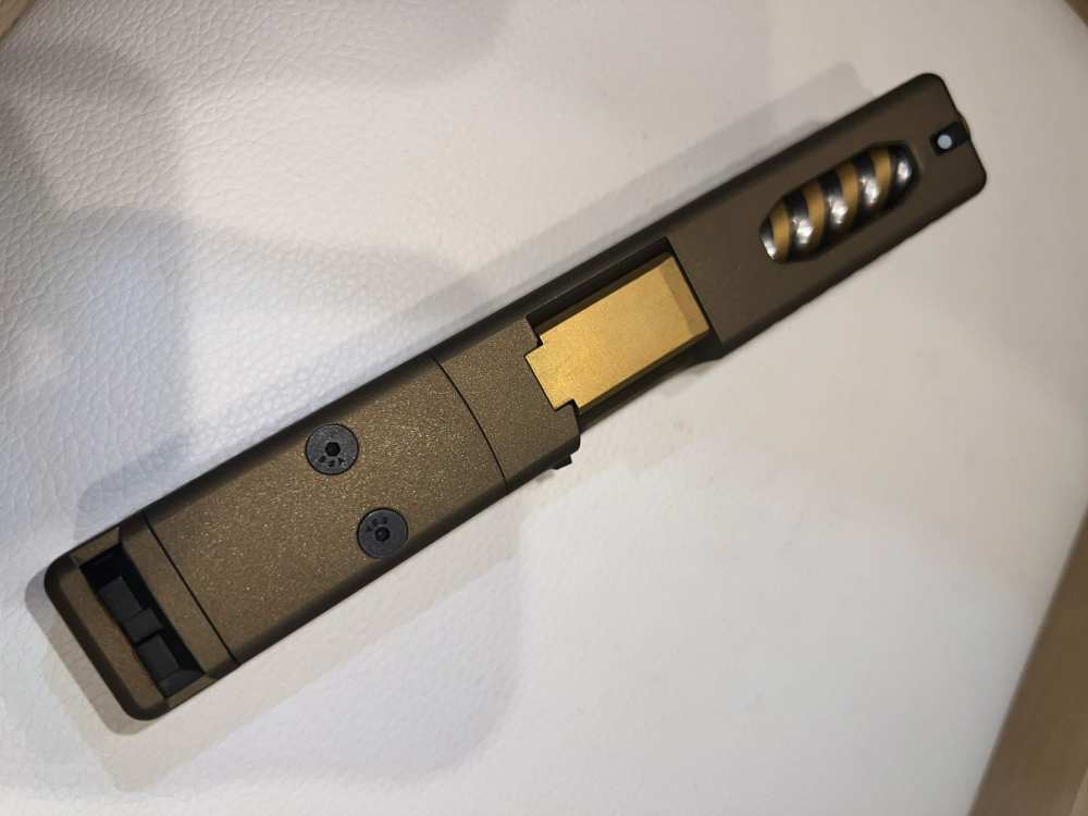 G19 slide Glock Bronze Slide Twist Gold Barrel Complete-img-1
