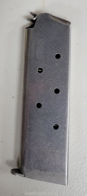 Colt 1911 45acp 7rd stainless factory magazine used-img-1
